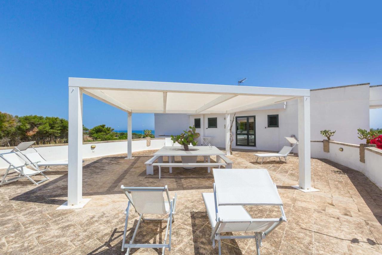 Residence Punta Cassano - In Piscina Sulla Spiaggia Di Sabbia San Foca Bagian luar foto