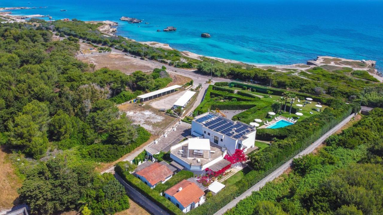 Residence Punta Cassano - In Piscina Sulla Spiaggia Di Sabbia San Foca Bagian luar foto